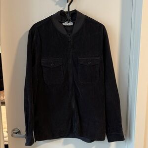 Stone Island Men's Dark Corduroy Jacket